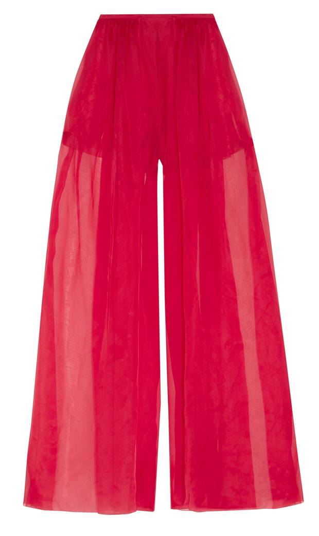 Delpozo organza sheer pants NET-A-PORTER