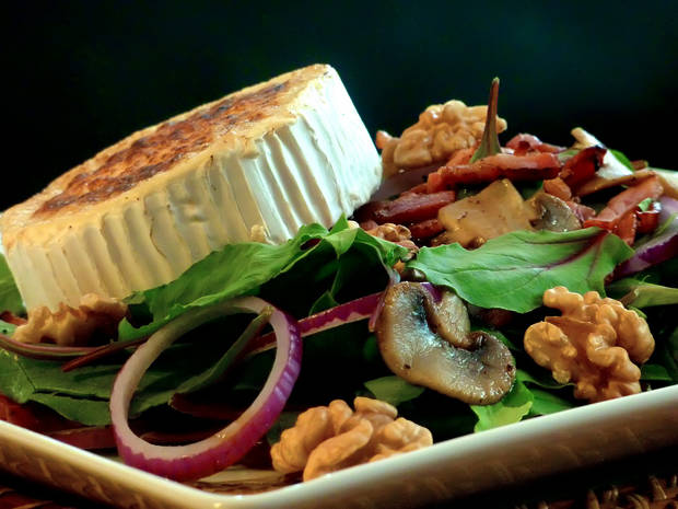ensaladas queso