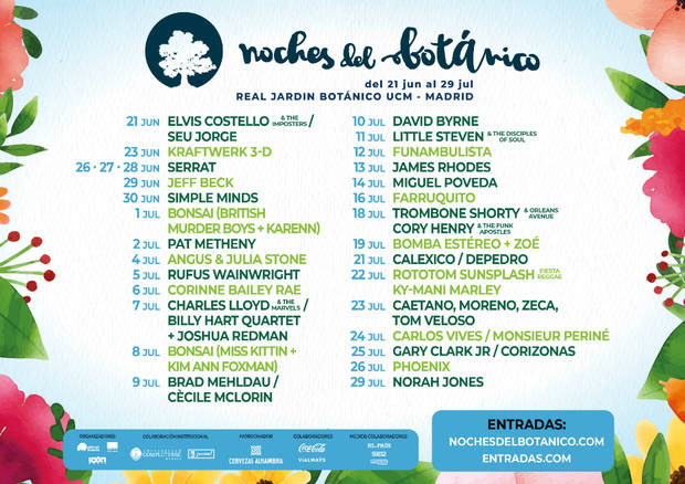 festivales noches botanico