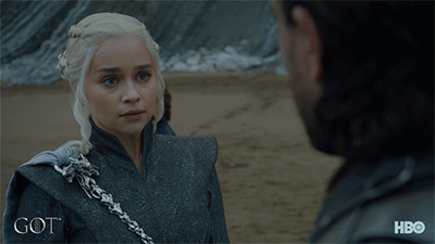juego de tronos Daenarys y john