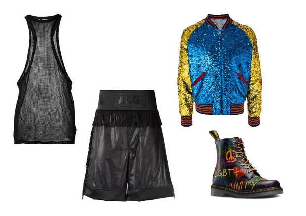 look orgulloso para salir de fiesta