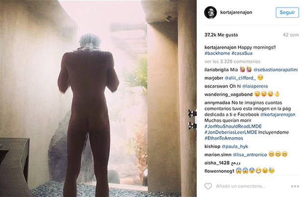 Los famosos mas hot y sus desnudos en instagram Jon Kortajarena