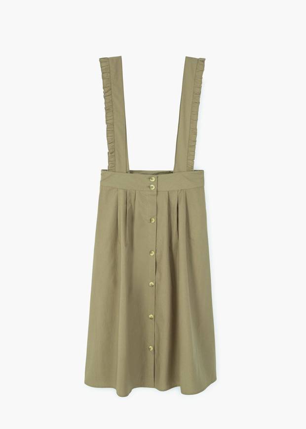 falda khaki