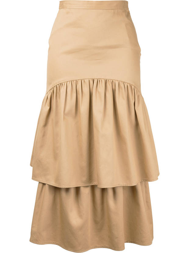 falda khaki