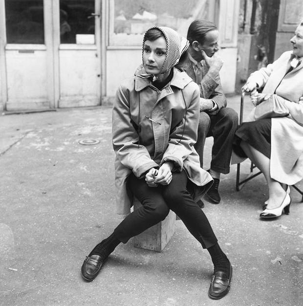 Audrey Hepburn con mocasines (Foto: Paramount Pictures/Getty Images)