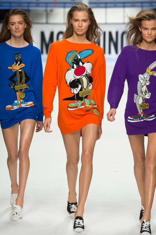 moda aniñada vanidad looney tones