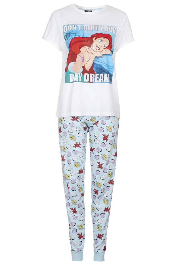 moda aniñada vanidad topshop pijama