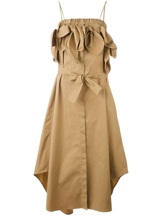 vestido khaki