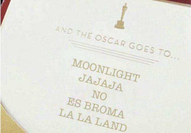 Oscars 2017 epic fail