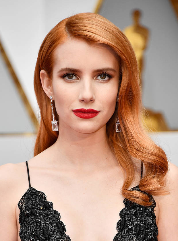 oscars beauty emma roberts