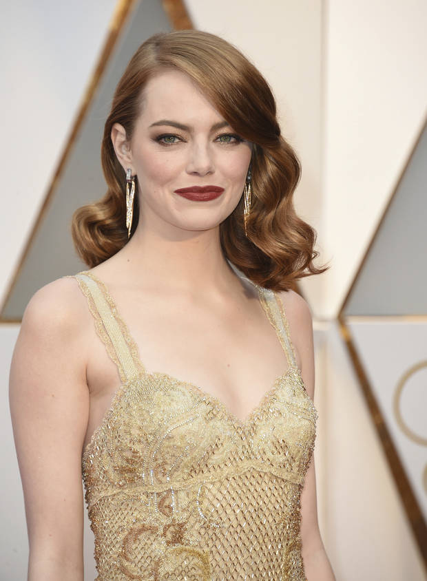 oscars beauty emma stone