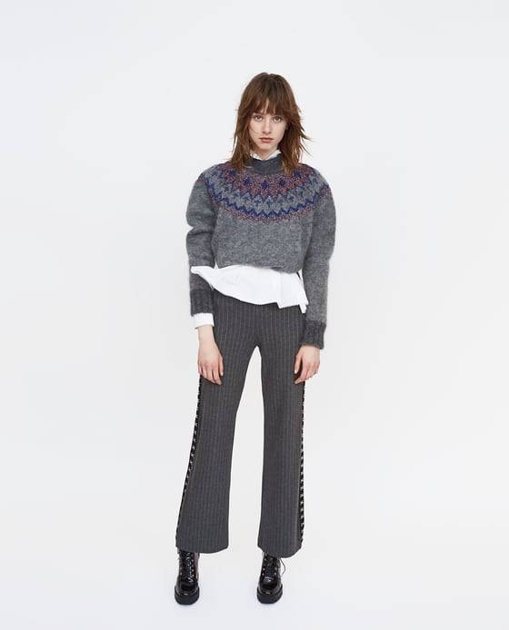 pantalon a rayas zara rebajas (9,9)