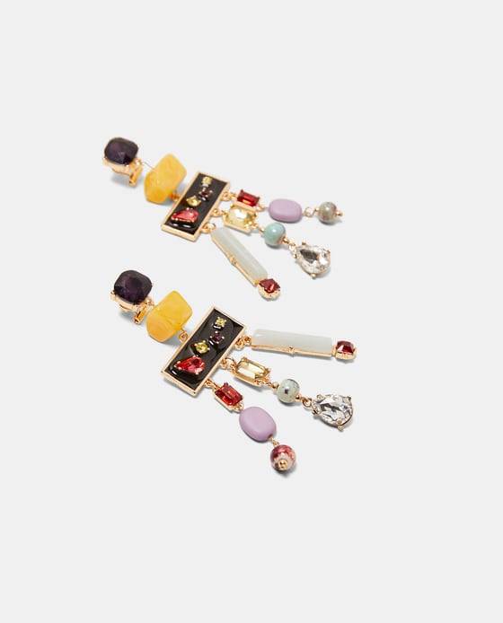 pendientes Zara