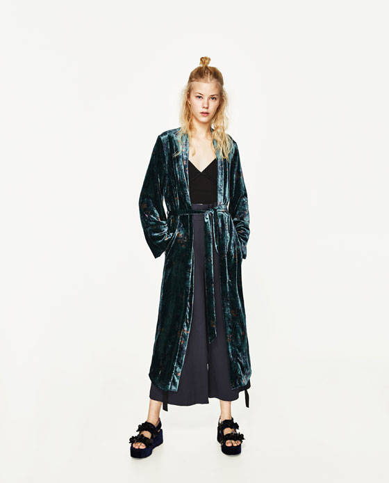 prendas kimono zara