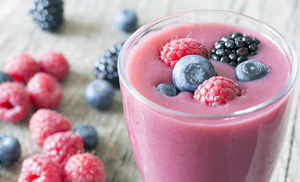 Recetas Smoothie de frutos rojos