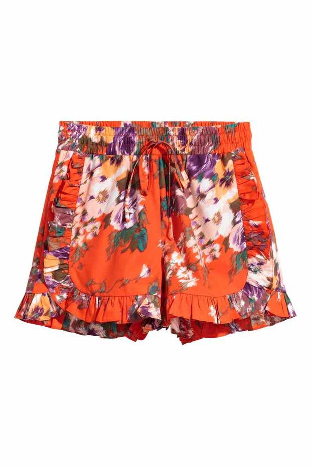 Shorts con volante H&M