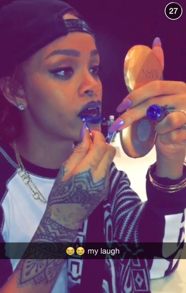 Snapchat y Periscope. Las nuevas redes sociales que los famosos adoran Rihanna