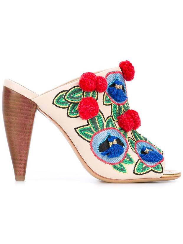 heeled mules
