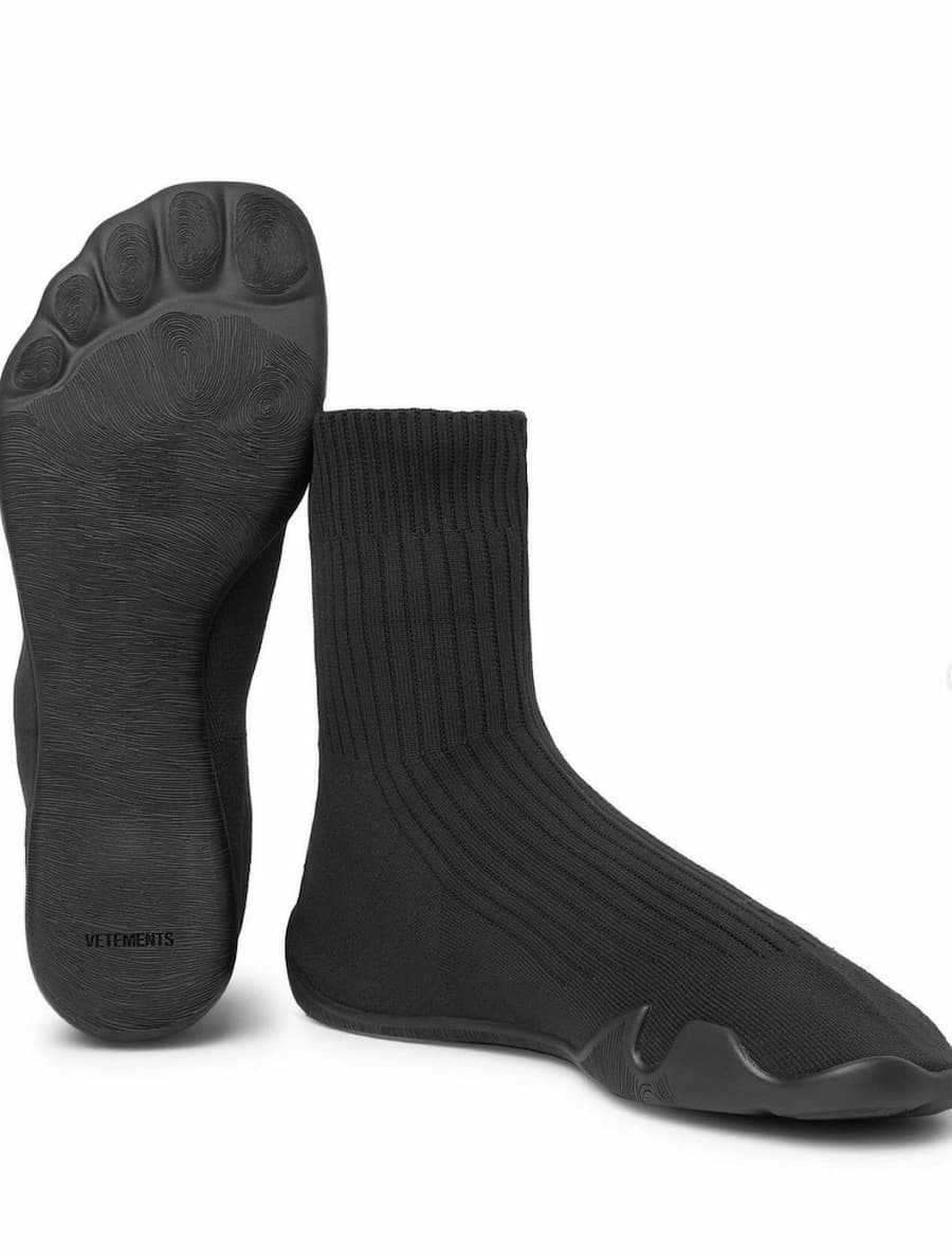 Zapatilla calcetín de Vetements