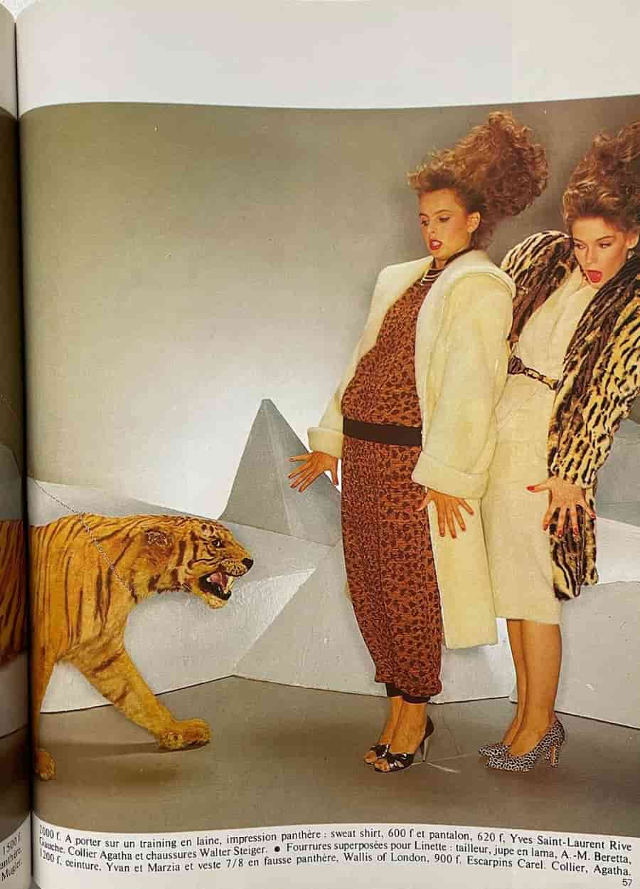 Archivo revista animal print leopardo
