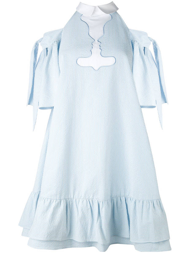 vestido hombros descubierto