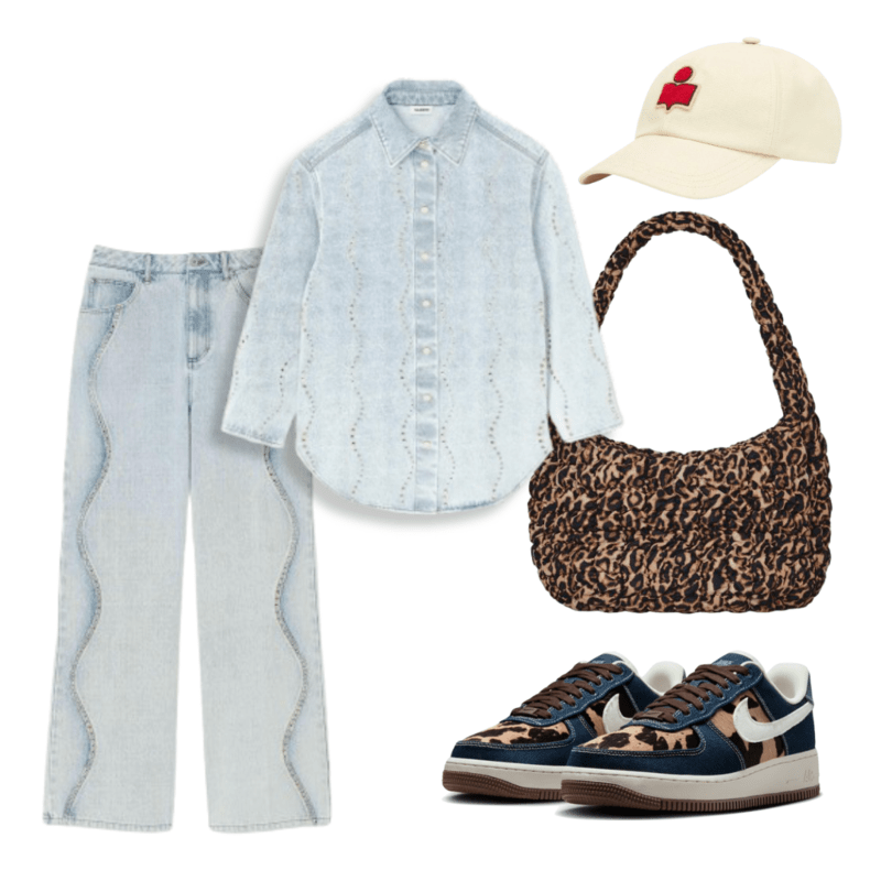 Zapatillas Nike en animal print