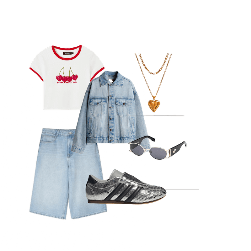 Look con bermudas