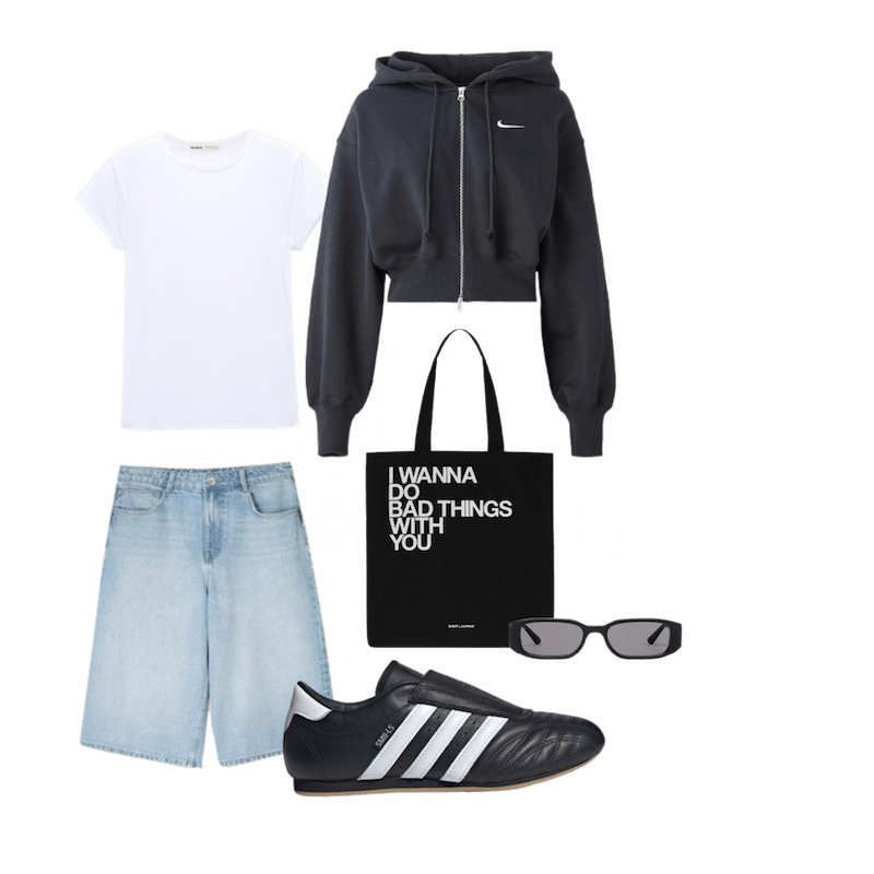 Look con bermudas