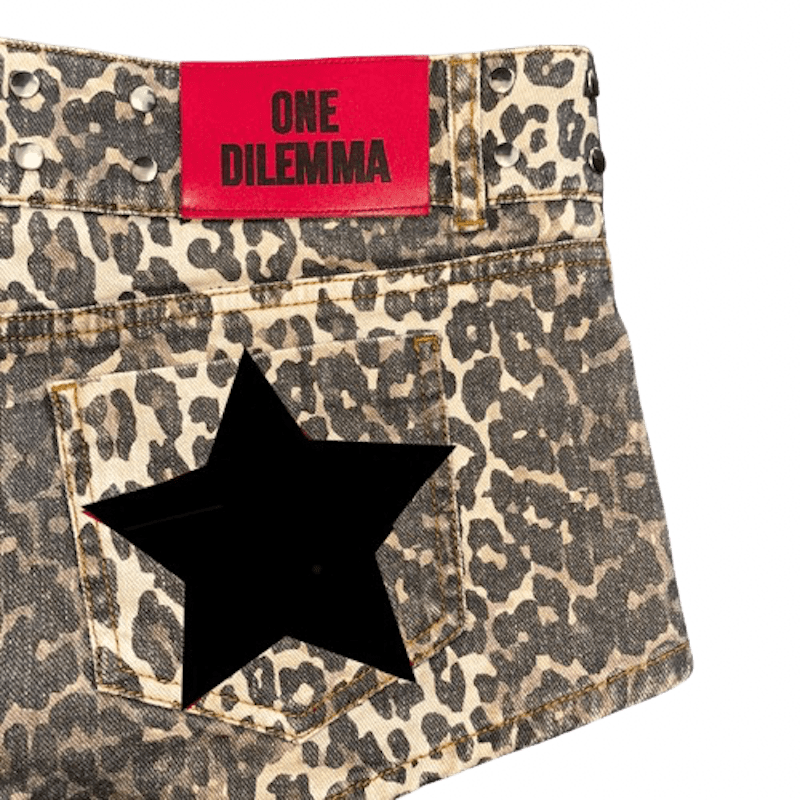 Shorts de leopardo