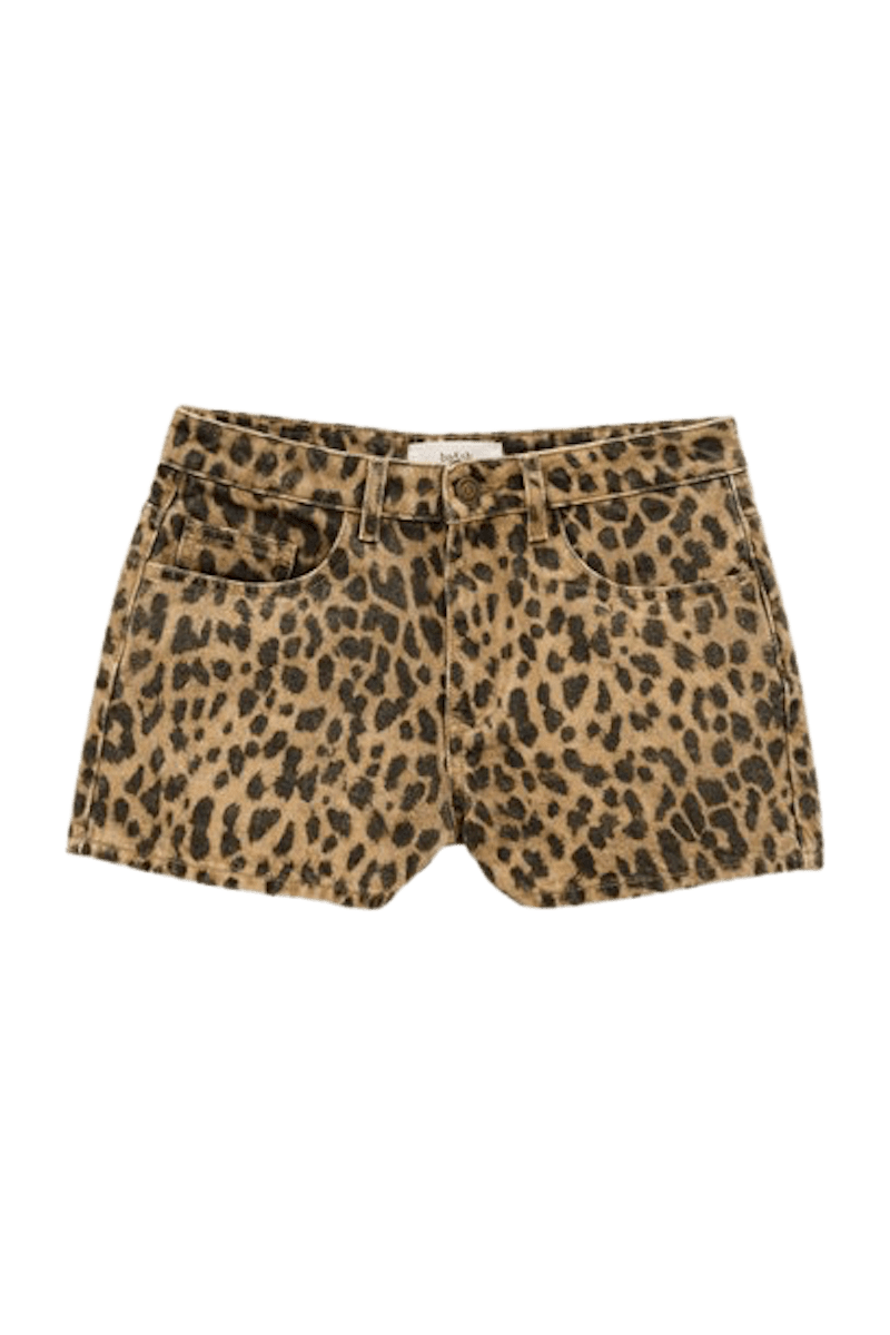 Shorts de leopardo
