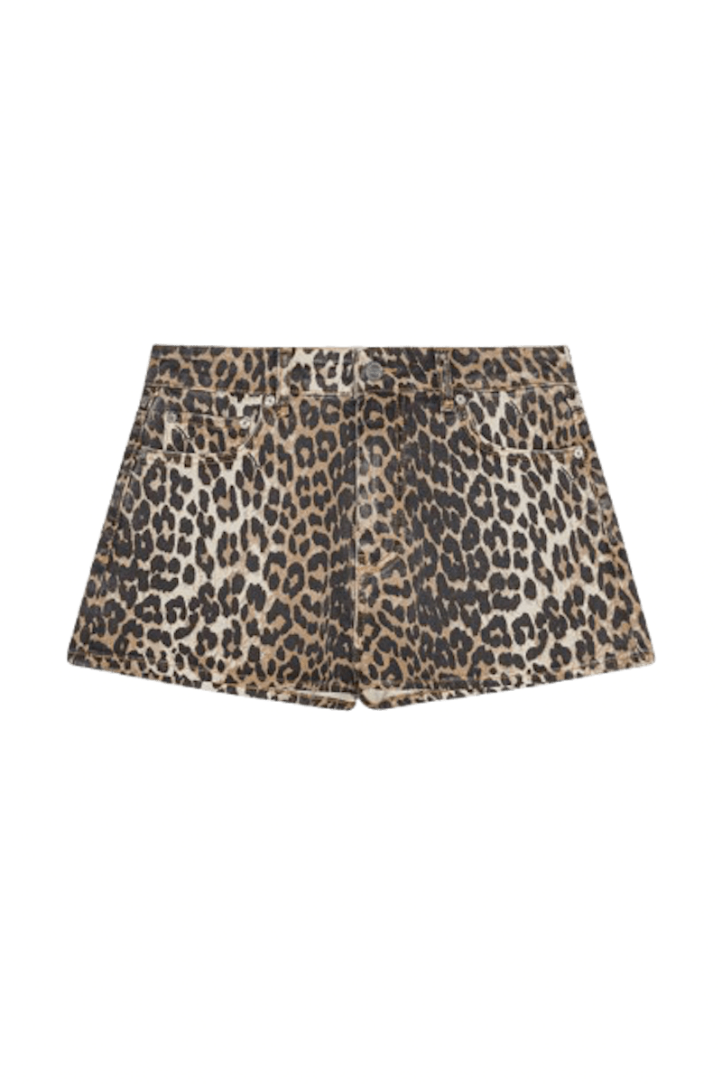 Shorts de leopardo