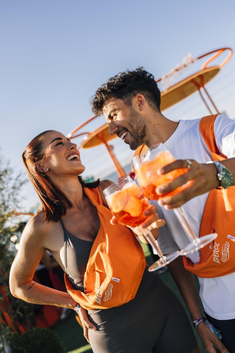 Colaboración entre Aperol Spritz y SSSTUFFF en Mad Cool