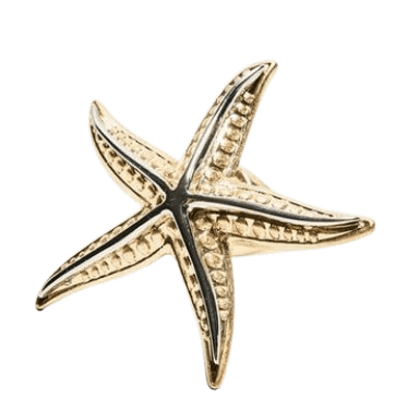 Anillo estrella de Bershka.