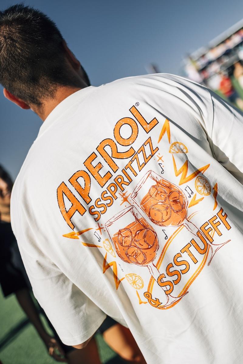 Colaboración entre Aperol Spritz y SSSTUFFF