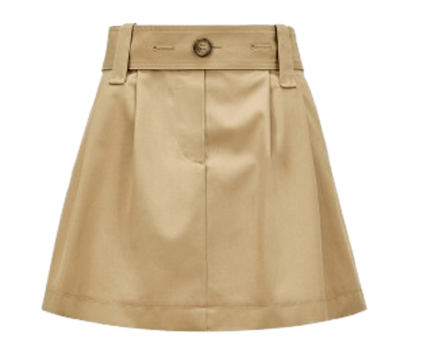 Falda tipo trench de Moncler