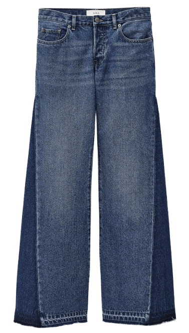 Pantalones vaqueros bicolor de Ba&sh.