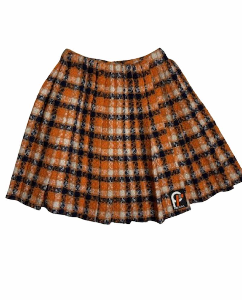 Falda vintage de lana de Prada