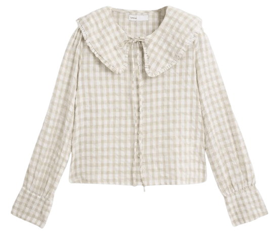 Camisa cuadro vichy de Lefties.
