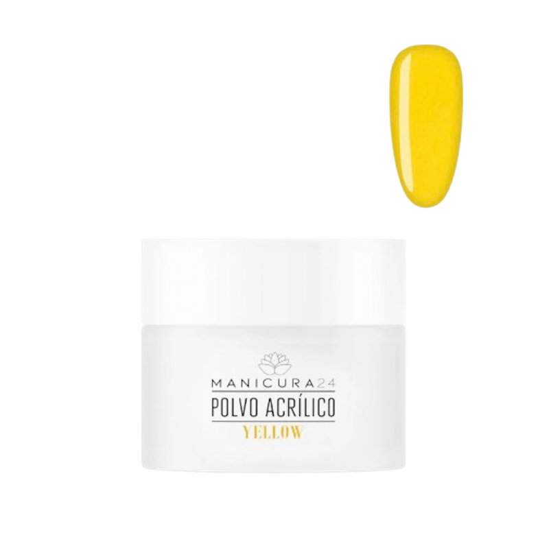 Polvo acrílico amarillo de Manicura24