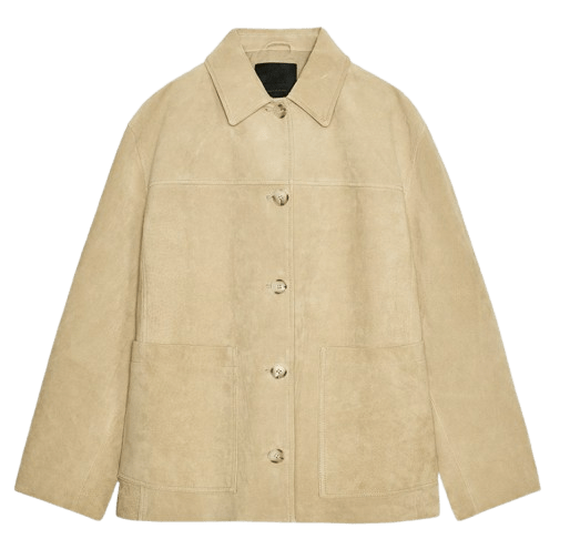 CAZADORA PIEL ANTE ZW COLLECTION LIMITED EDITION de Zara.