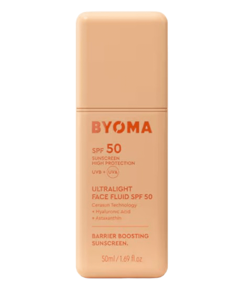 Protector solar Ultralight Face Fluid SPF 50 de Byoma