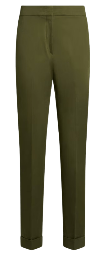 Pantalones cropped de Etro.