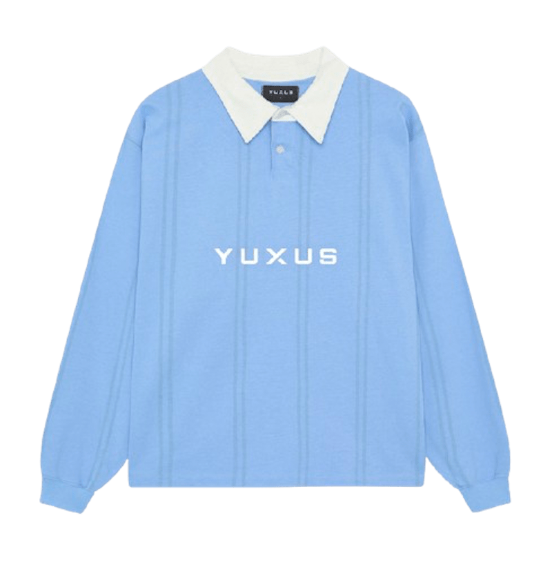 Polo de rugby baby blue de Yuxus
