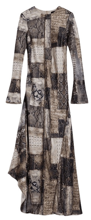 Vestido fluido animal print de Desigual.