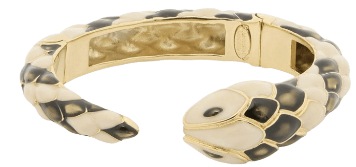 Pulsera con serpiente de Roberto Cavalli.