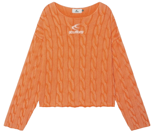 New Trench Orange Knit de Scuffers. 