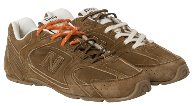 Zapatillas New Balance x Miu Miu 530 SL de ante y malla.