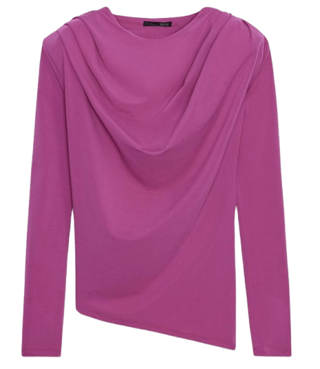 Top rosa fucsia de Zara.