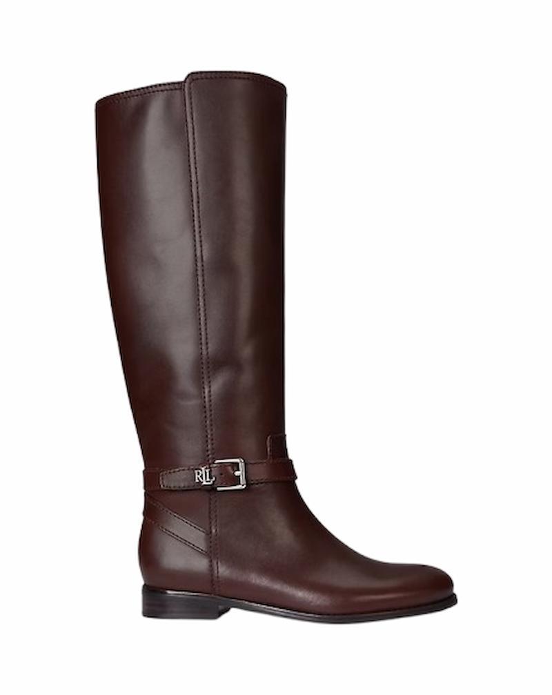Bota de montar alta Brooke II de piel de becerro de Ralph Lauren