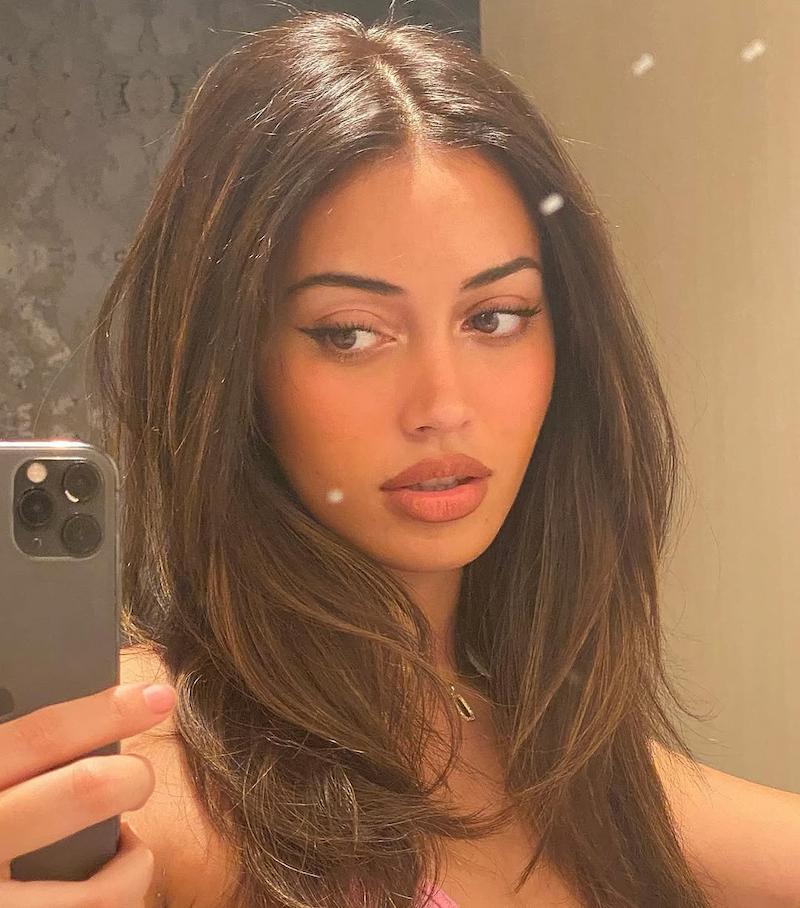 Cindy Kimberly con corte «efecto Rachel»